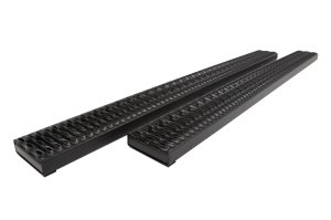 Ford Transit Van Running Board - Dee Zee - Rough Step, 55In Aluminum - Black - `19-`21 Ford Transit Van Running Board - Dee Zee - Rough Step, 55In Aluminum - Black - `19-`21
